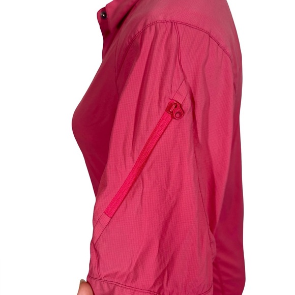 Arc’teryx Fernie Short Sleeve Nylon Snap Front Shirt in Pink Outdoors Hiking - Picture 6 of 16